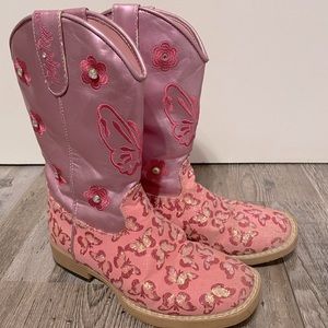 BLAZIN ROXX GIRLS COWBOY BOOTS SIZE 12.5